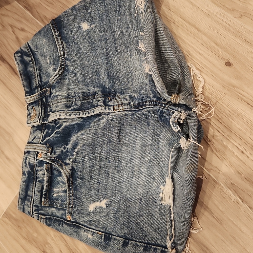Denim shorts